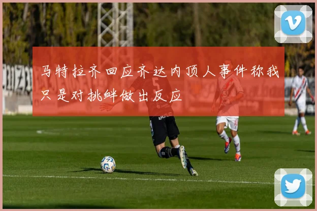 马特拉齐回应齐达内顶人事件称我只是对挑衅做出反应